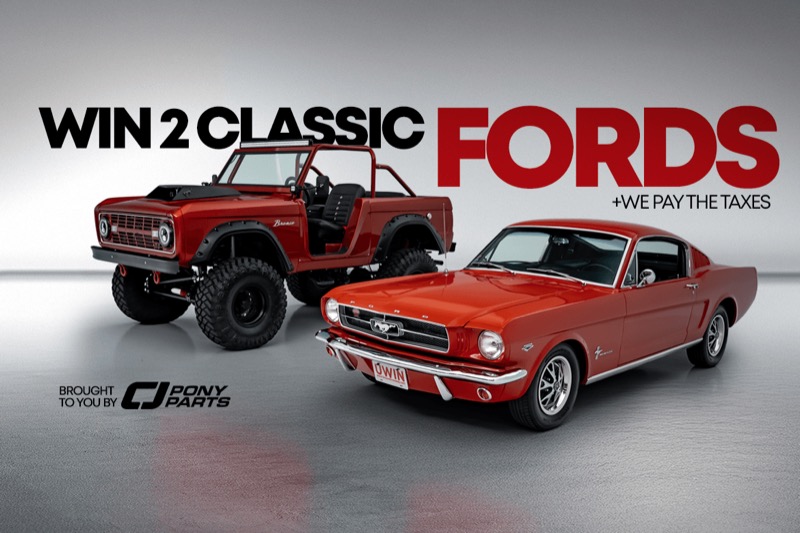 1966 Ford Bronco Restomod + 1965 Ford Mustang K-Code 2+2 Fastback