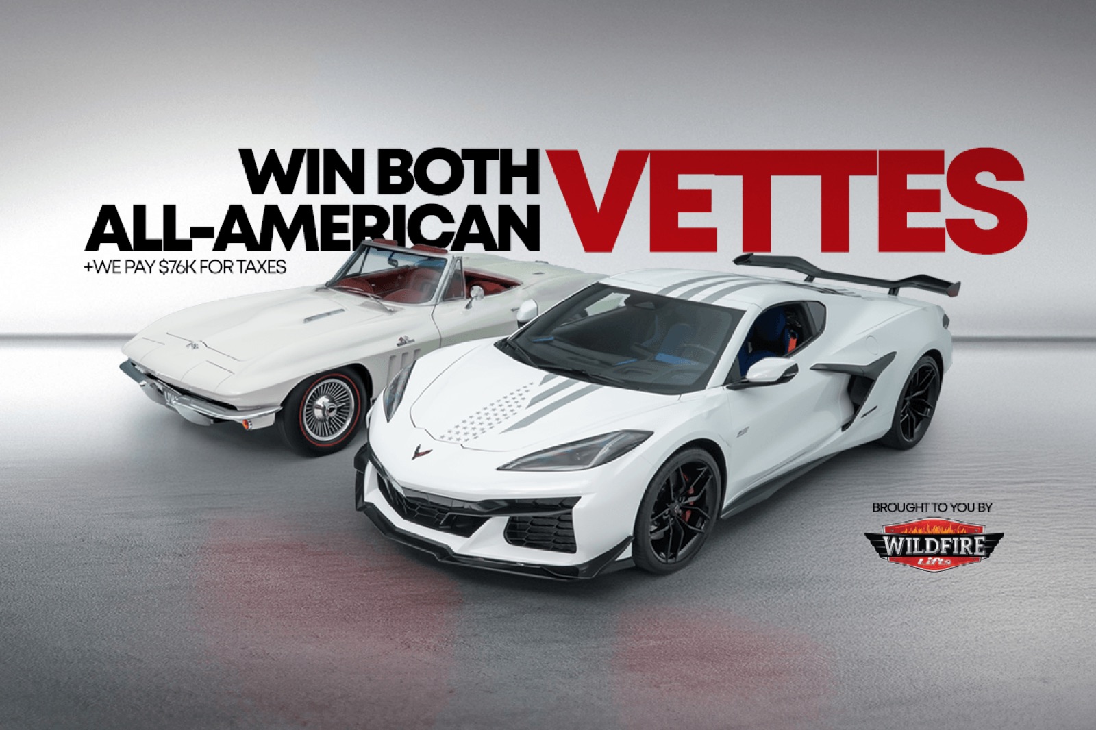 2026 Chevrolet Corvette Z06 Stars and Steel Limited Edition + 1965 Chevrolet Corvette Sting Ray Convertible giveaway from Dream Giveaway