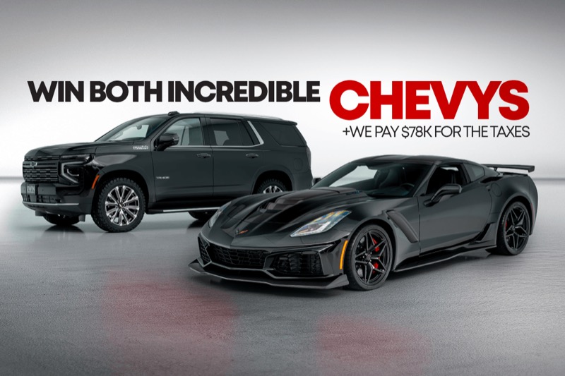 2019 Chevrolet Corvette ZR1 + 2026 Chevrolet Tahoe High Country 4WD