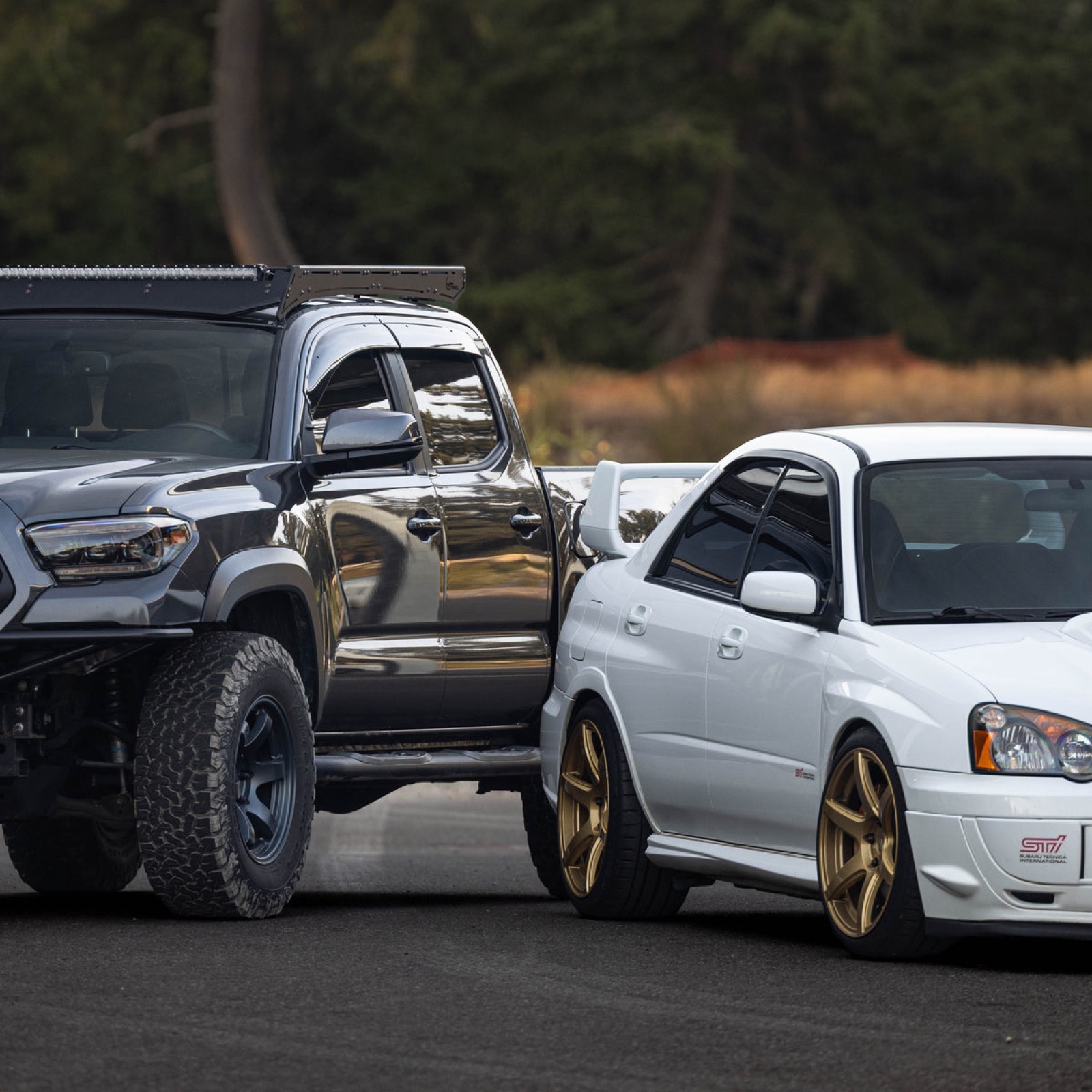 2016 Toyota Tacoma + 2005 Subaru WRX STI giveaway from Smeedia